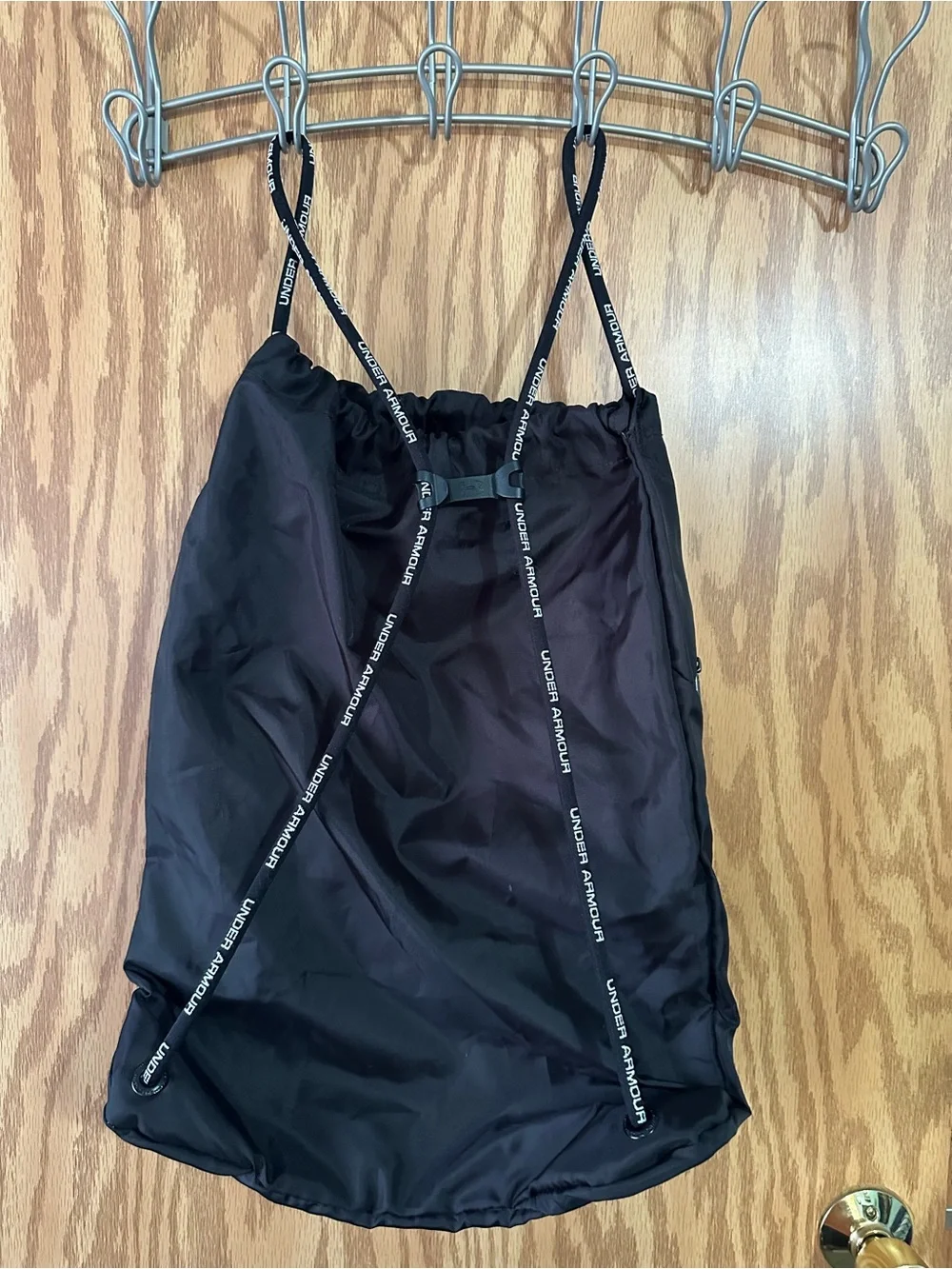 Black Under Armour Undeniable 2.0 Sackpack Water Resistant 3 Compartments
